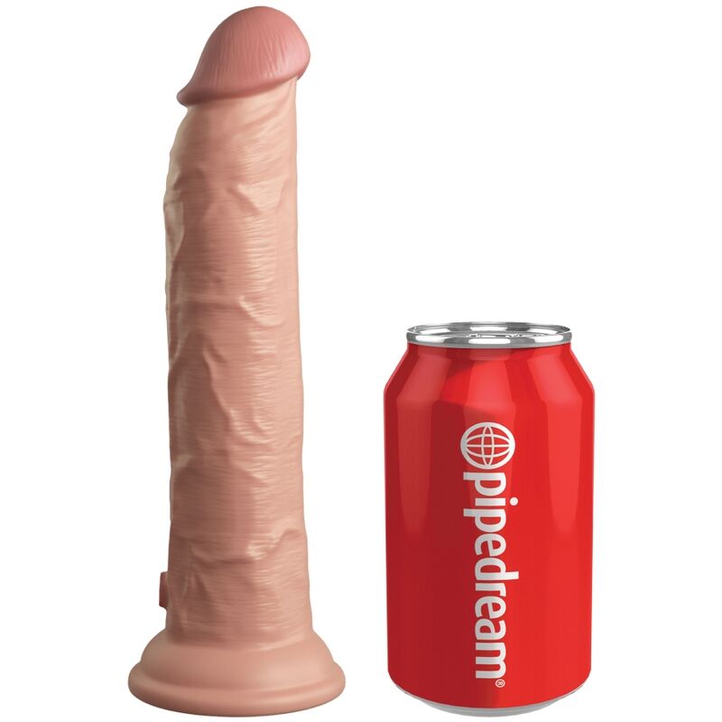KING COCK - ELITE DILDO REALISTICO VIBRADOR & SILICONA CONTROL REMOTO 23 CM KING COCK