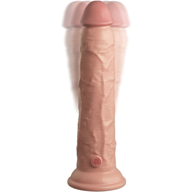 KING COCK - ELITE DILDO REALISTICO VIBRADOR & SILICONA CONTROL REMOTO 23 CM KING COCK