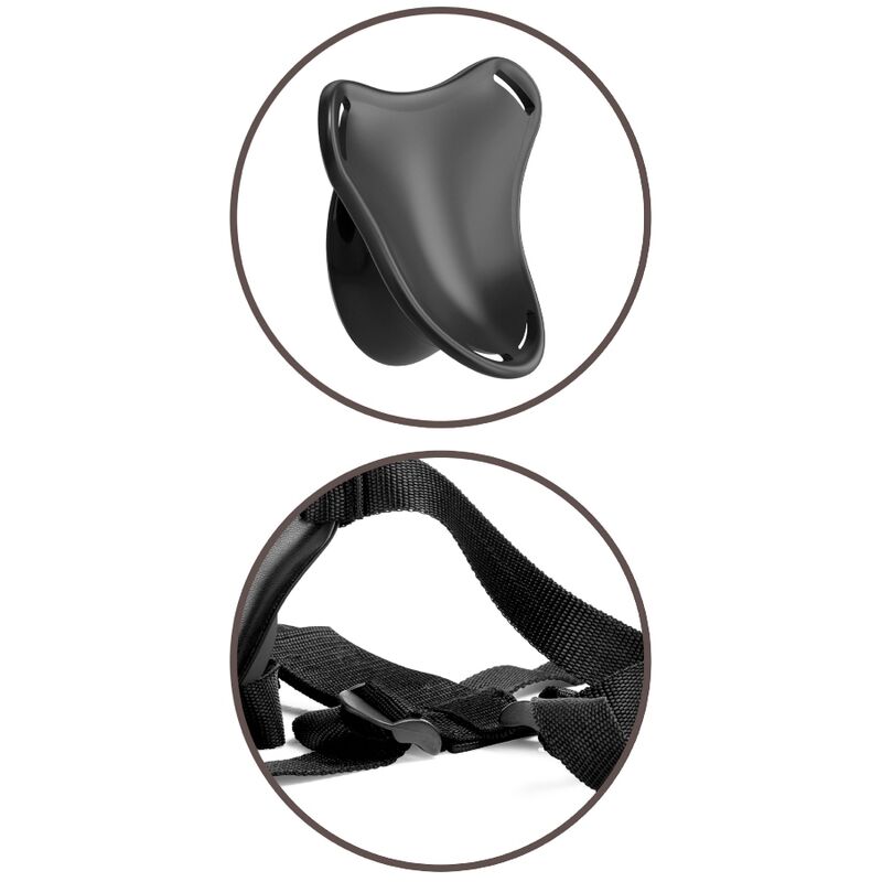 KING COCK - ÉLITE ARNÉS AJUSTABLE PARA PRINCIPIANTES CON DILDO 15.2 CM KING COCK