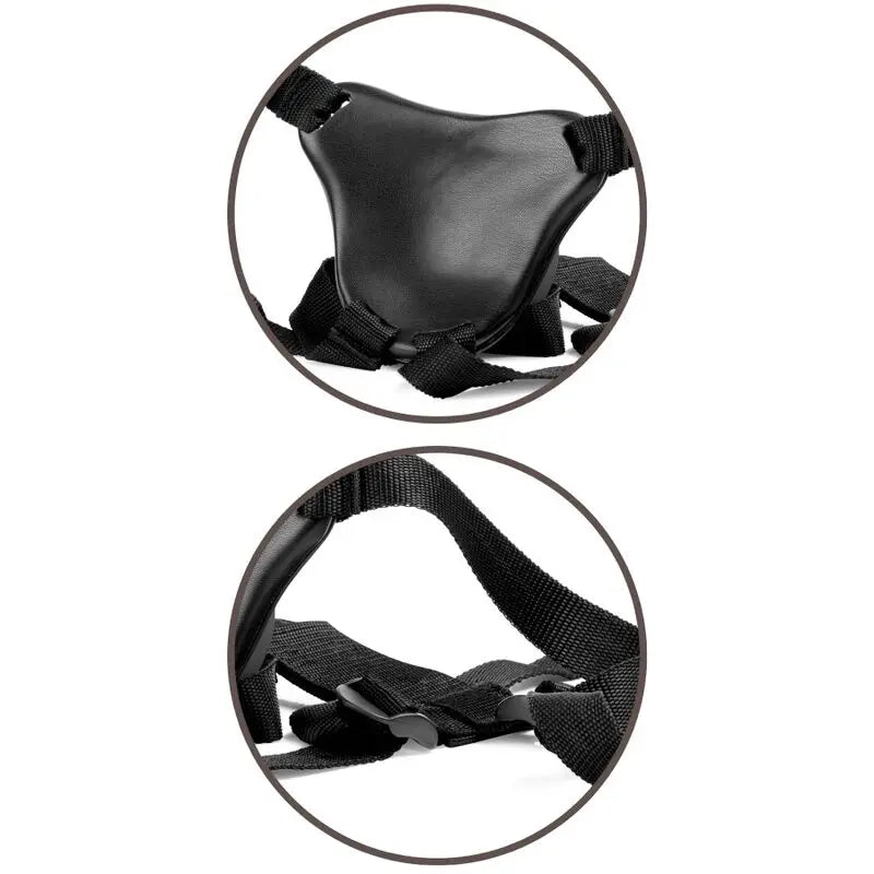 KING COCK - ELITE KIT ARNES AJUSTABLE DELUXE ANILLO CON TESTICULOS & DILDO 20.3 CM KING COCK
