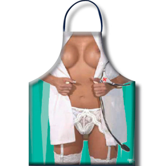 DIABLO PICANTE - DELANTAL ENFERMERA MUJER DIABLO PICANTE