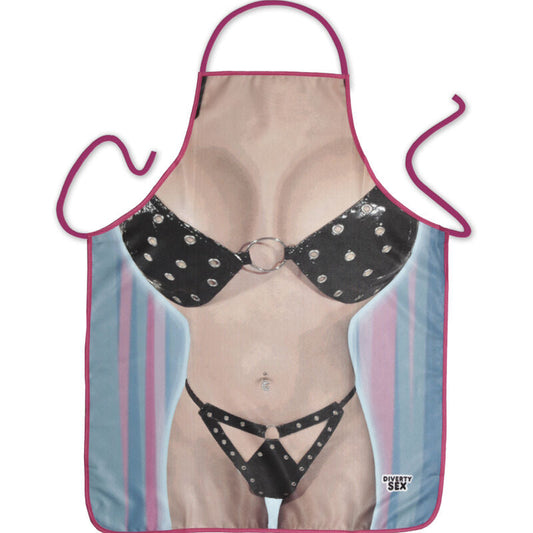 DIABLO PICANTE - DELANTAL BIKINI MUJER DIABLO PICANTE
