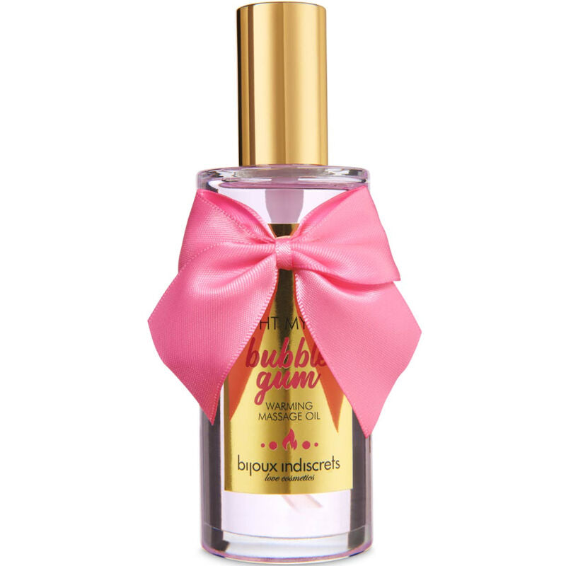 BIJOUX - INDISCRETS LIGHT MY FIRE ACEITE MASAJE EFECTO CALOR SABOR CHICLE BIJOUX LOVE COSMETIQUES