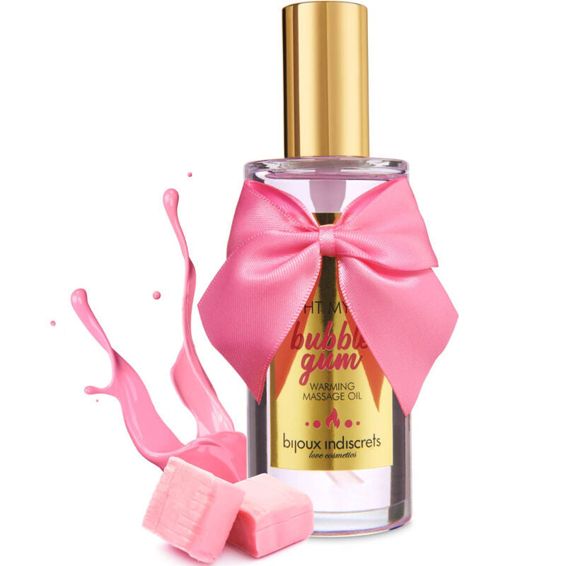 BIJOUX - INDISCRETS LIGHT MY FIRE ACEITE MASAJE EFECTO CALOR SABOR CHICLE BIJOUX LOVE COSMETIQUES
