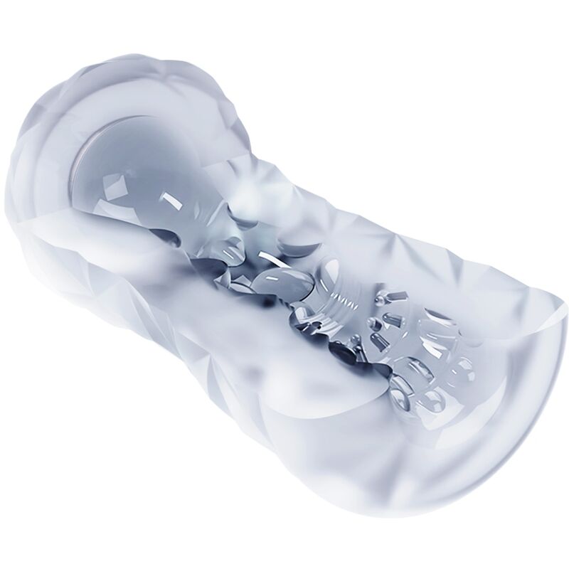 PRETTY LOVE - MASTURBADOR MASCULINO FANTASY ESPIRAL INTERNA Y BOLAS TRANSPARENTE PRETTY LOVE MALE
