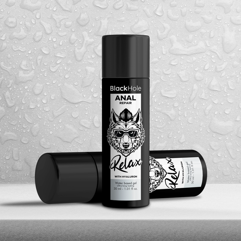 BLACK HOLE - ANAL REPAIR BASE AGUA RELAX CON HYALURON 30 ML BLACK HOLE