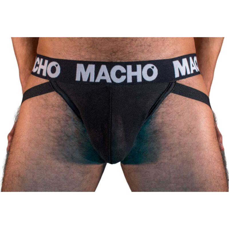 MACHO - MX25NN JOCK NEGRO S MACHO UNDERWEAR