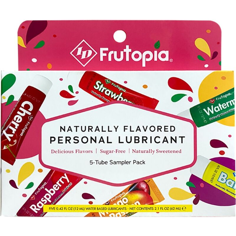 ID FRUTOPIA - LUBRICANTE SURTIDO 5 PACK 12 ML ID FRUTOPIA