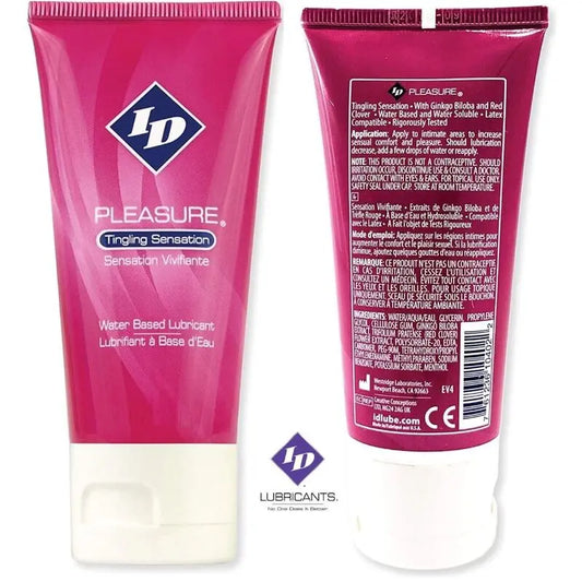 ID PLEASURE - LUBRICANTE BASE AGUA TINGING SENSATION TRAVEL TUBE 60 ML ID PLEASURE