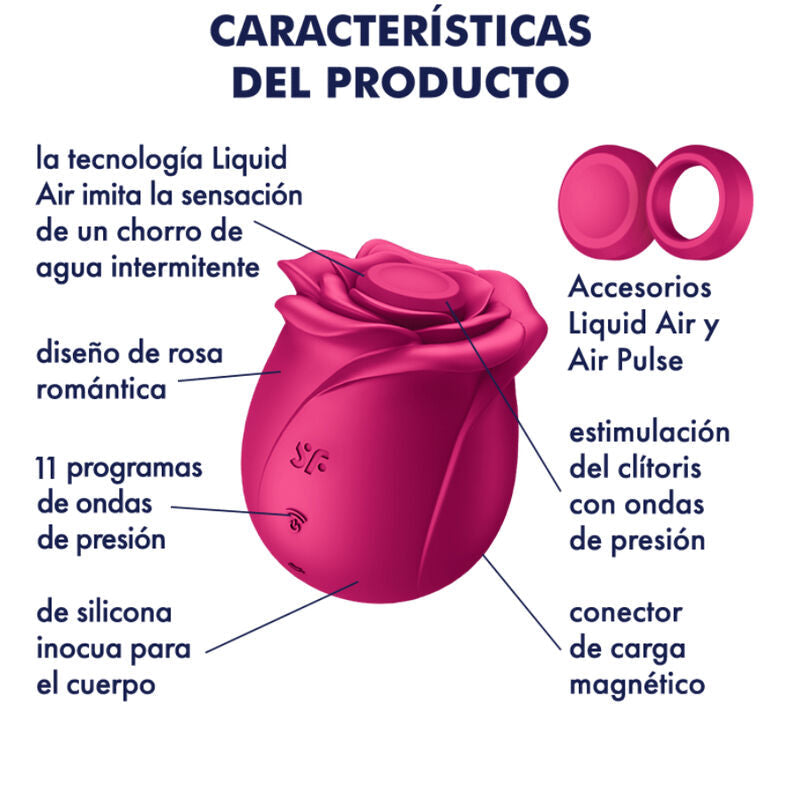 SATISFYER - AIR PULSE PRO 2 CLASSIC BLOSSOM VIBRADOR SATISFYER AIR PULSE