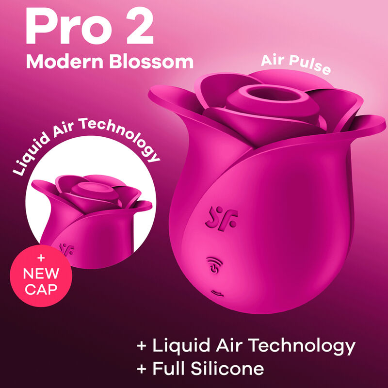 SATISFYER - AIR PULSE PRO 2 MODERN BLOSSOM VIBRADOR SATISFYER AIR PULSE