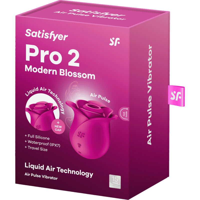SATISFYER - AIR PULSE PRO 2 MODERN BLOSSOM VIBRADOR SATISFYER AIR PULSE