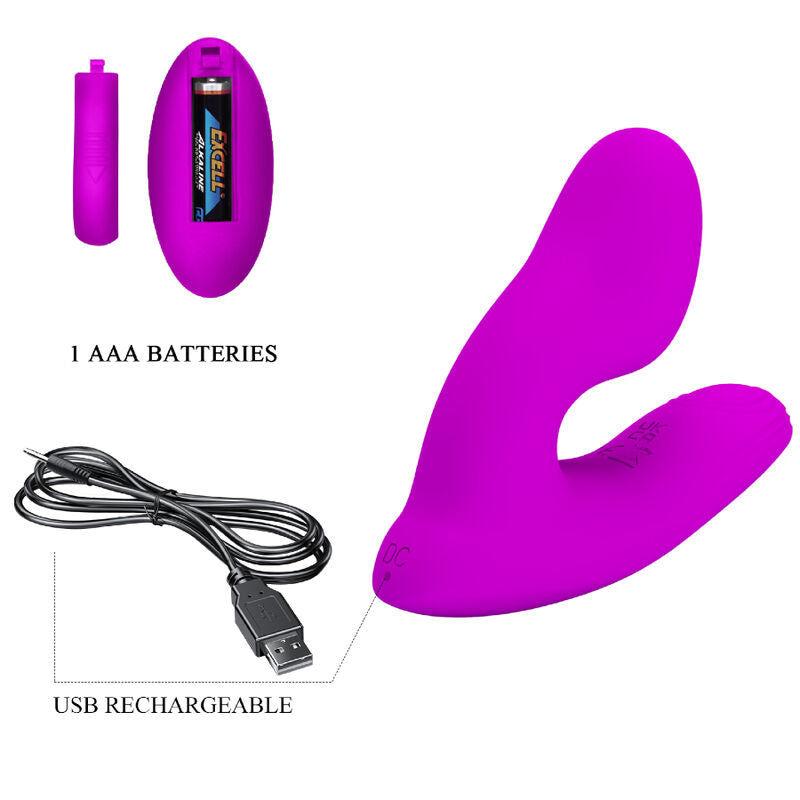 PRETTY LOVE - MELVIN MASAJEADOR CLITORIS CON CONTROL REMOTO PRETTY LOVE