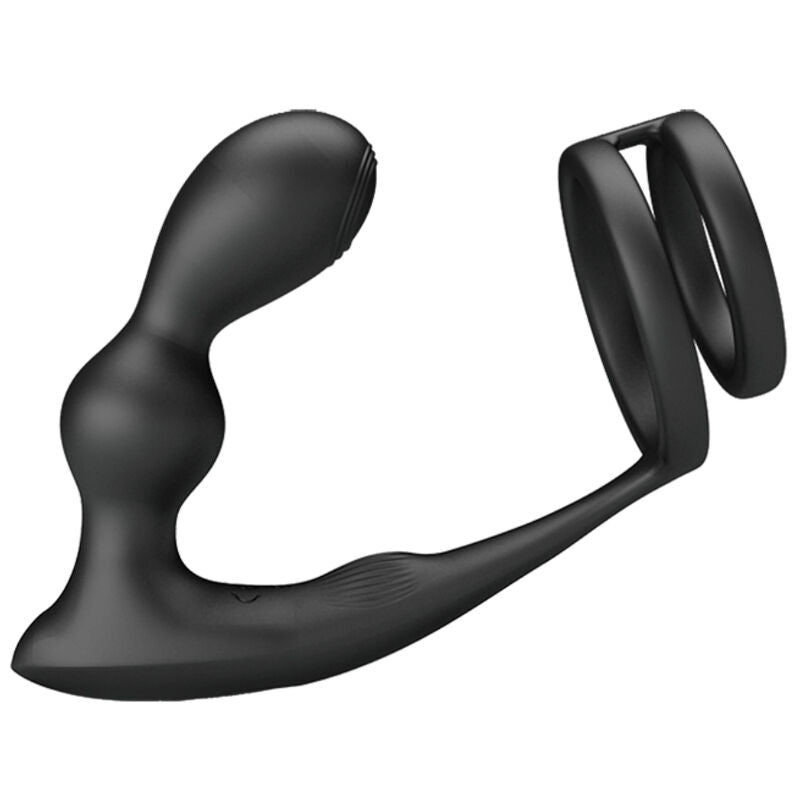PRETTY LOVE - MARSHALL ANILLO PARA PENE + PLUG ANAL VIBRATORIO & CONTROL REMOTO PRETTY LOVE MALE