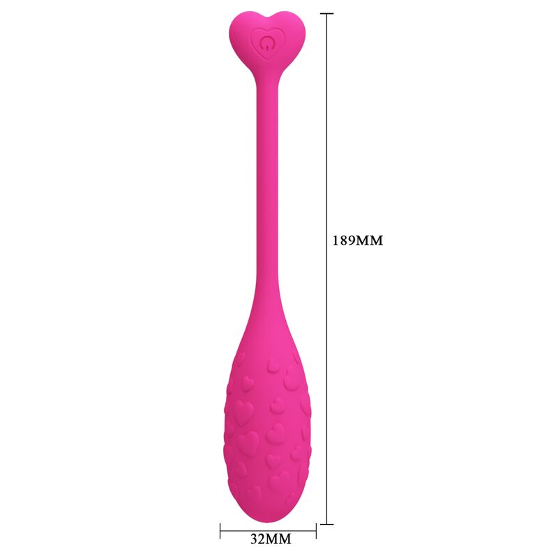 PRETTY LOVE - FISHERMAN HUEVO VIBRADOR ROSA CONTROLADO POR APP PRETTY LOVE SMART