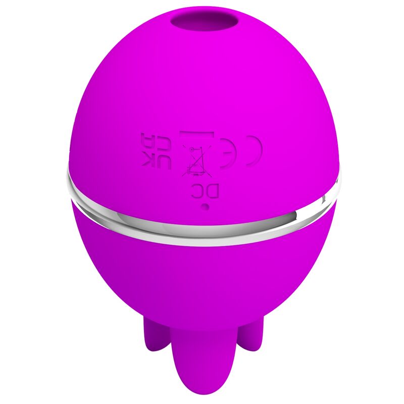 PRETTY LOVE - GEMINI BALL VIBRADOR DE SILICONA REDONDO MORADO PRETTY LOVE FLIRTATION