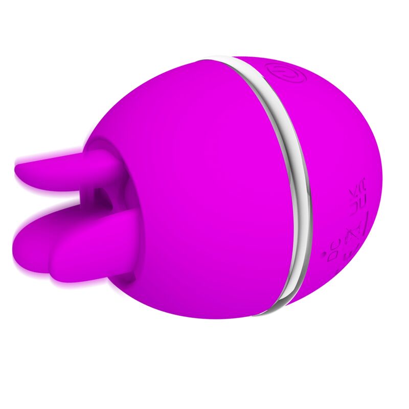 PRETTY LOVE - GEMINI BALL VIBRADOR DE SILICONA REDONDO MORADO PRETTY LOVE FLIRTATION