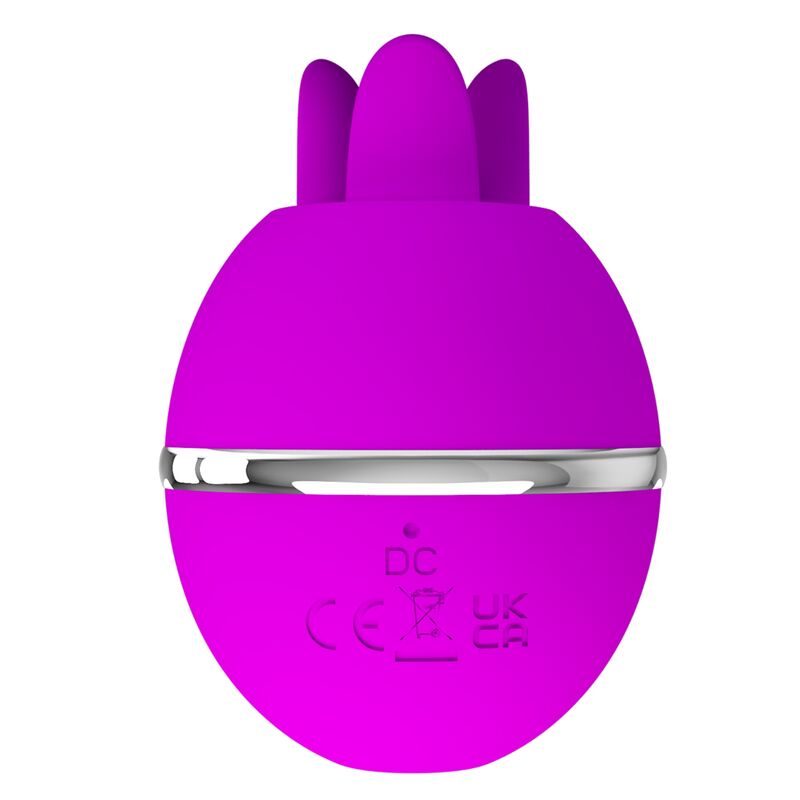 PRETTY LOVE - GEMINI BALL VIBRADOR DE SILICONA REDONDO MORADO PRETTY LOVE FLIRTATION