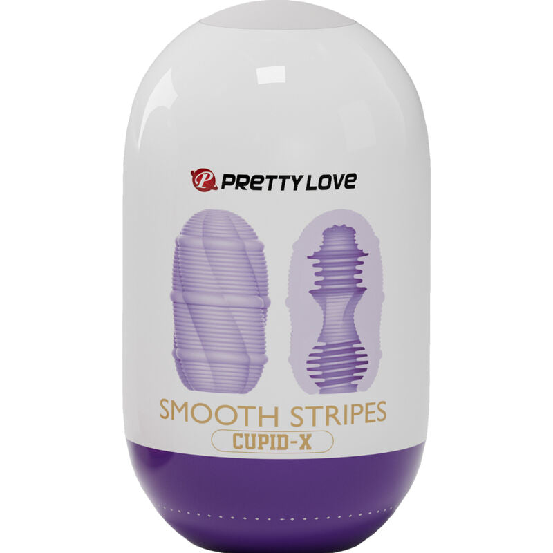 PRETTY LOVE - HUEVO MASTURBADOR SMOOTH STRIPES CUPID PRETTY LOVE MALE