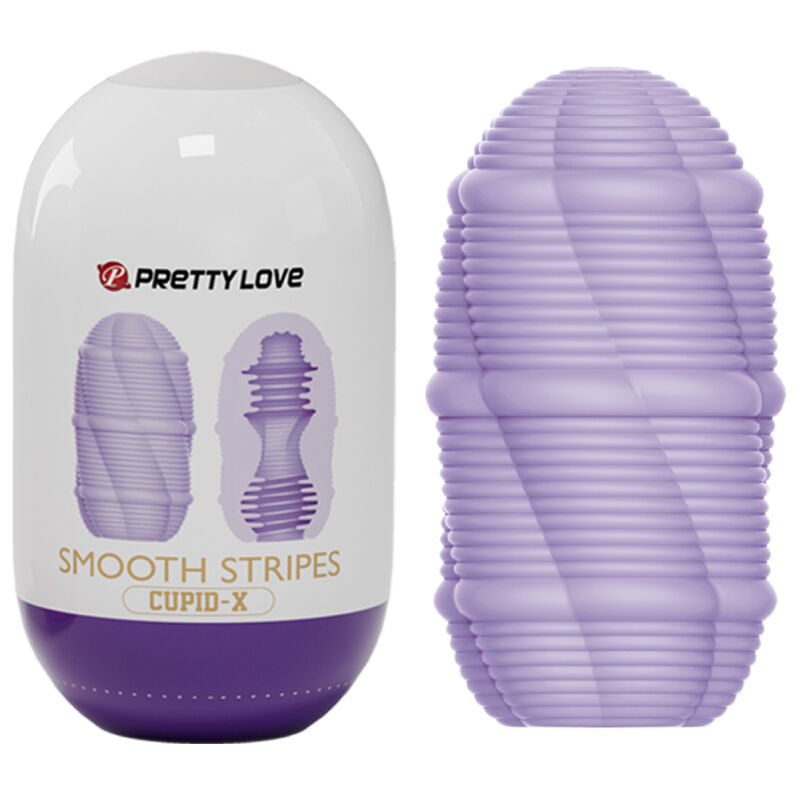 PRETTY LOVE - HUEVO MASTURBADOR SMOOTH STRIPES CUPID PRETTY LOVE MALE