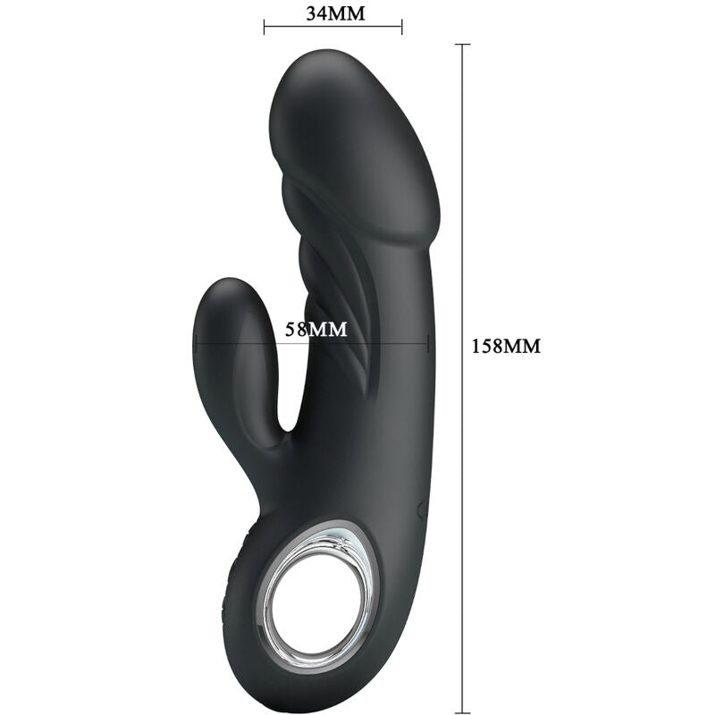 PRETTY LOVE - ANSEL VIBRADOR ESTIMULADOR PUNTO G Y CLITORIS PRETTY LOVE