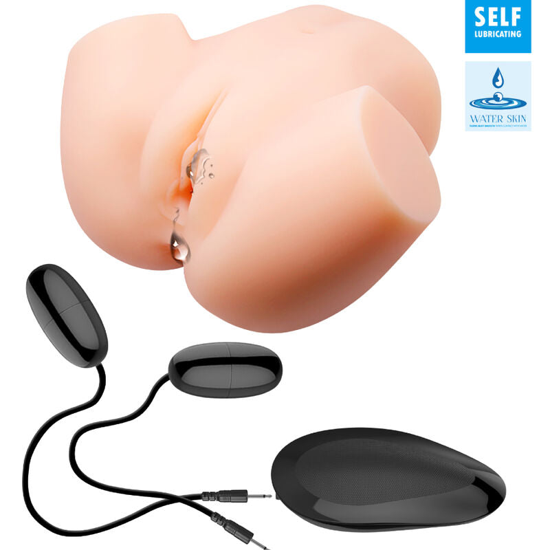 CRAZY BULL - VAGINA Y ANO REALISTICOS DOBLE VIBRACION CRAZY BULL