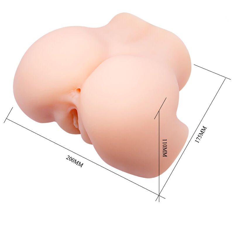 CRAZY BULL - VAGINA Y ANO REALISTICOS DOBLE VIBRACION CRAZY BULL