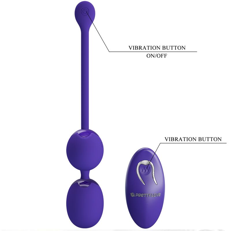 PRETTY LOVE - WILLIE YOUTH BOLAS CONTROL REMOTO & VIBRACION VIOLETA PRETTY LOVE LED