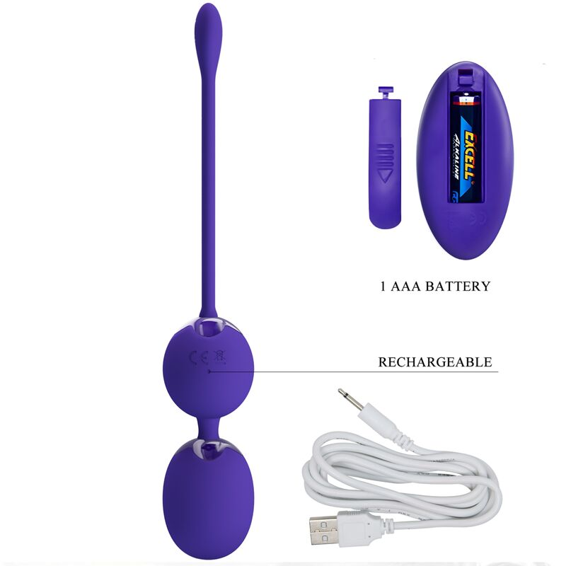 PRETTY LOVE - WILLIE YOUTH BOLAS CONTROL REMOTO & VIBRACION VIOLETA PRETTY LOVE LED