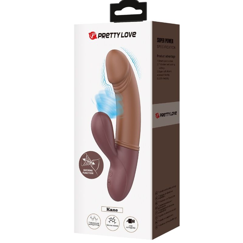 PRETTY LOVE - KANE VIBRADOR PUNTOG & SUCCIONADOR PRETTY LOVE FLIRTATION