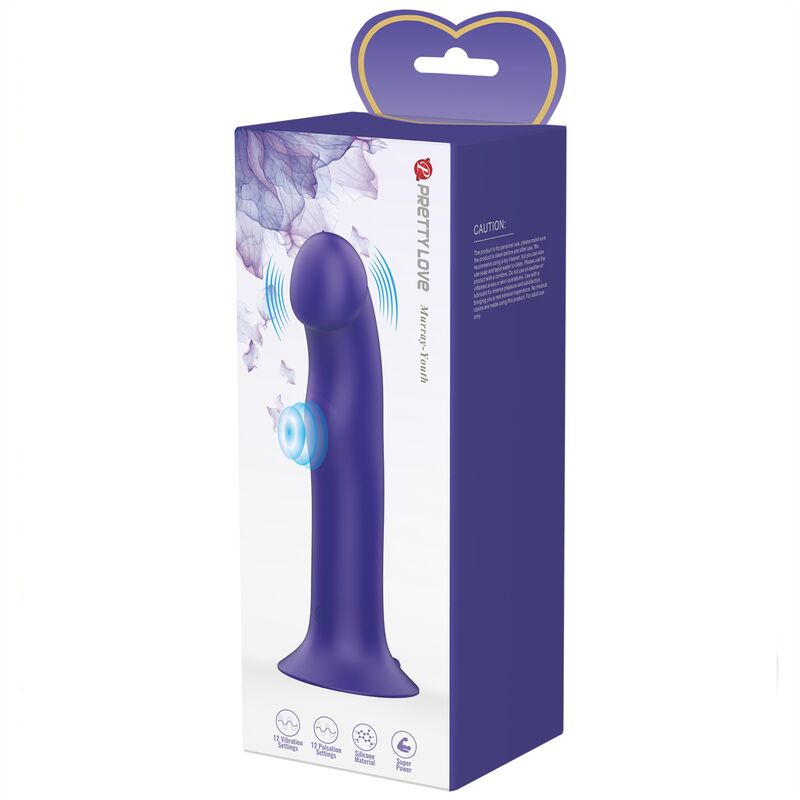 PRETTY LOVE - MURRAY YOUTH DILDO VIBRADOR & RECARGABLE VIOLETA PRETTY LOVE LED