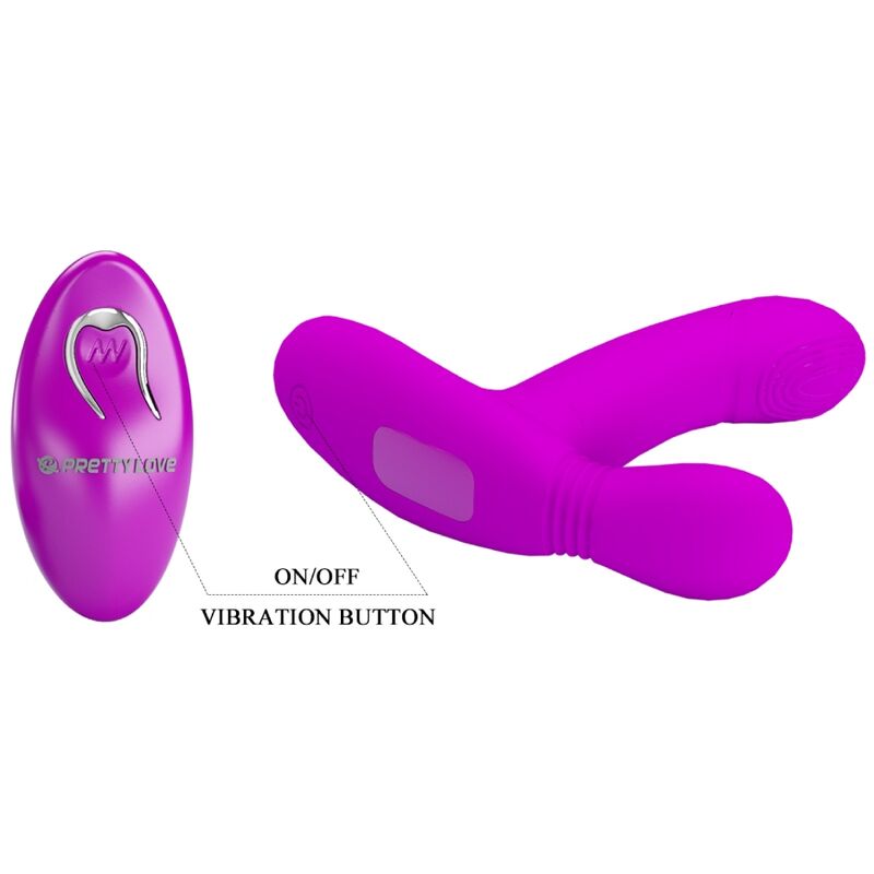PRETTY LOVE - GERI MASAJEADOR CLITORIS CONTROL REMOTO ROSA PRETTY LOVE FLIRTATION