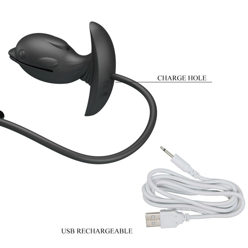 PRETTY LOVE - PLUG ANAL DELFIN INFLABLE & RECARGABLE PRETTY LOVE BOTTOM