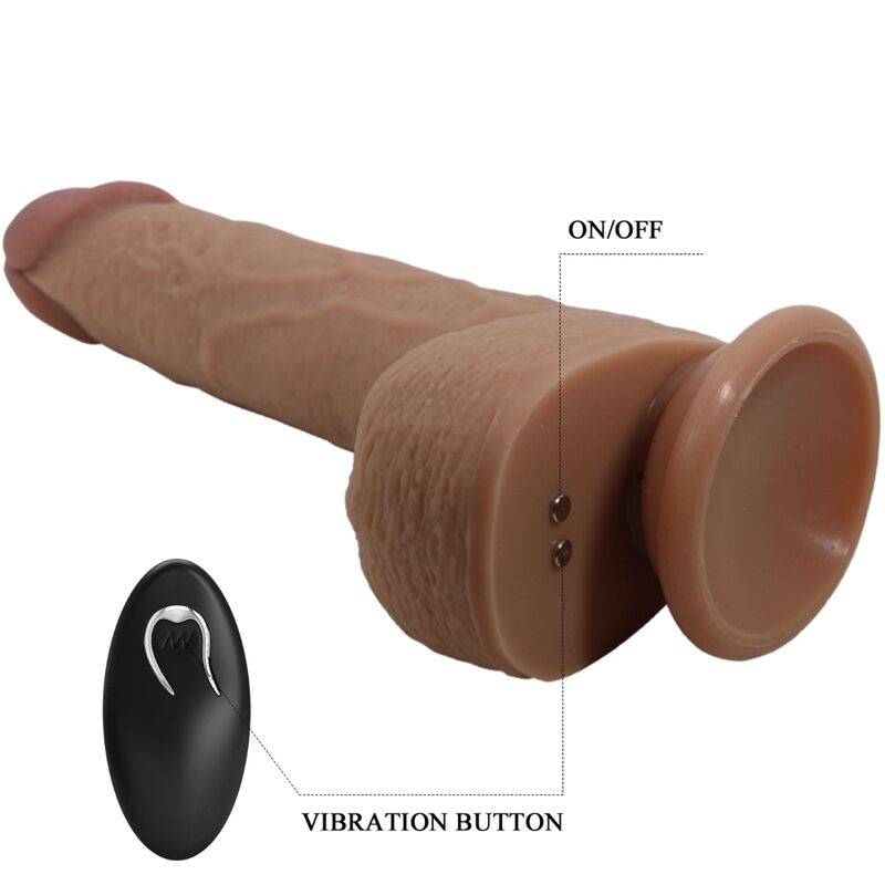 PRETTY LOVE - TOMMY DILDO REALISTA VIBRADOR 22.5 CM PRETTY LOVE FLIRTATION
