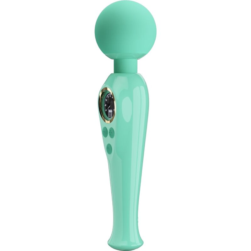 PRETTY LOVE - SKYLER VIBRADOR WAND VERDE PRETTY LOVE LED