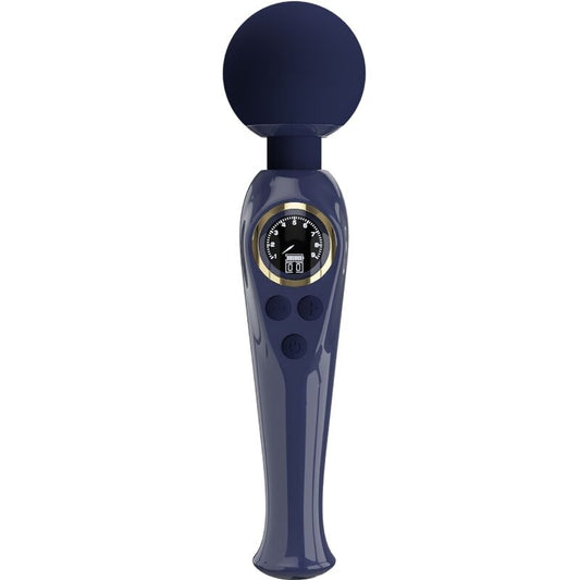 PRETTY LOVE - SKYLER VIBRADOR WAND AZUL PRETTY LOVE LED