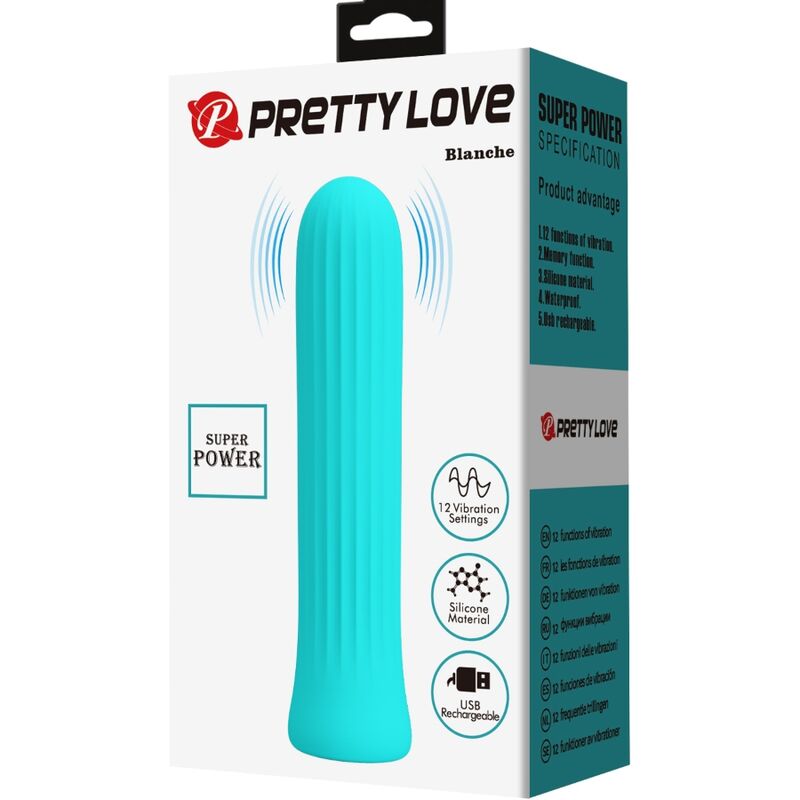 PRETTY LOVE - BLANCHE VIBRADOR ESTIMULADOR AZUL PRETTY LOVE C-TYPE