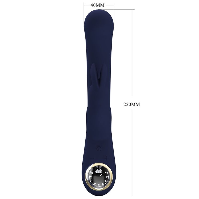 PRETTY LOVE - LAMAR VIBRADOR RABBIT & PUNTO G AZUL PRETTY LOVE LED