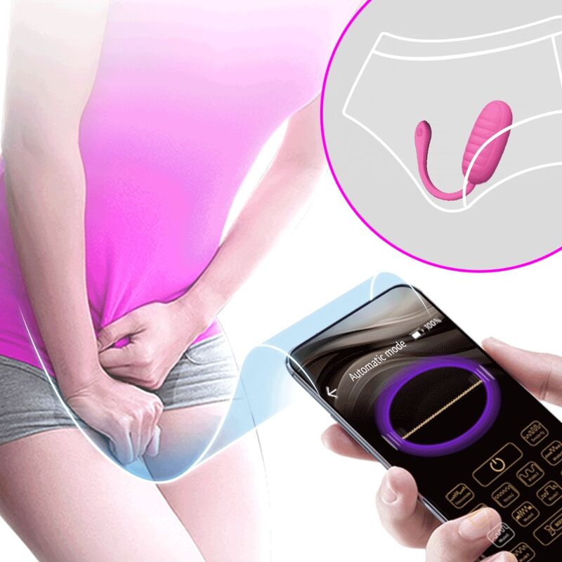PRETTY LOVE - CATALINA HUEVO VIBRADOR RECARGABLE ROSA PRETTY LOVE SMART