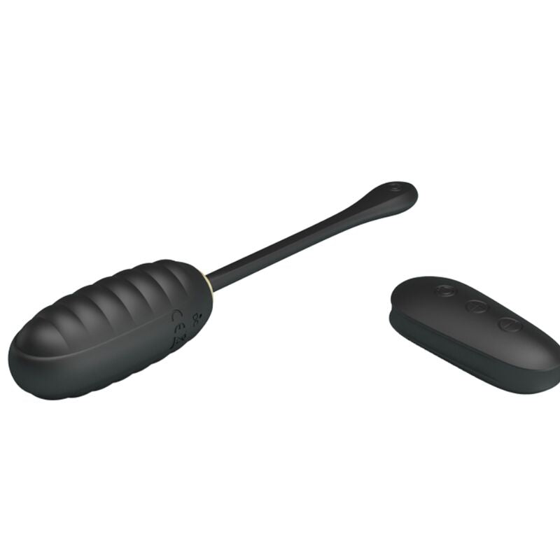 PRETTY LOVE - DOREEN HUEVO VIBRADOR DE LUJO RECARGABLE NEGRO CONTROL REMOTO PRETTY LOVE SMART