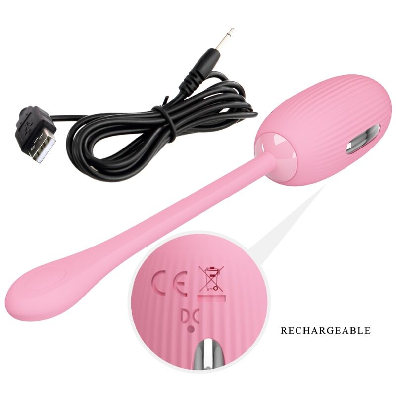PRETTY LOVE - DOREEN HUEVO VIBRADOR RECARGABLE ROSA PRETTY LOVE SMART