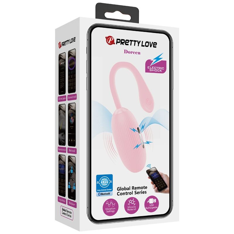 PRETTY LOVE - DOREEN HUEVO VIBRADOR RECARGABLE ROSA PRETTY LOVE SMART