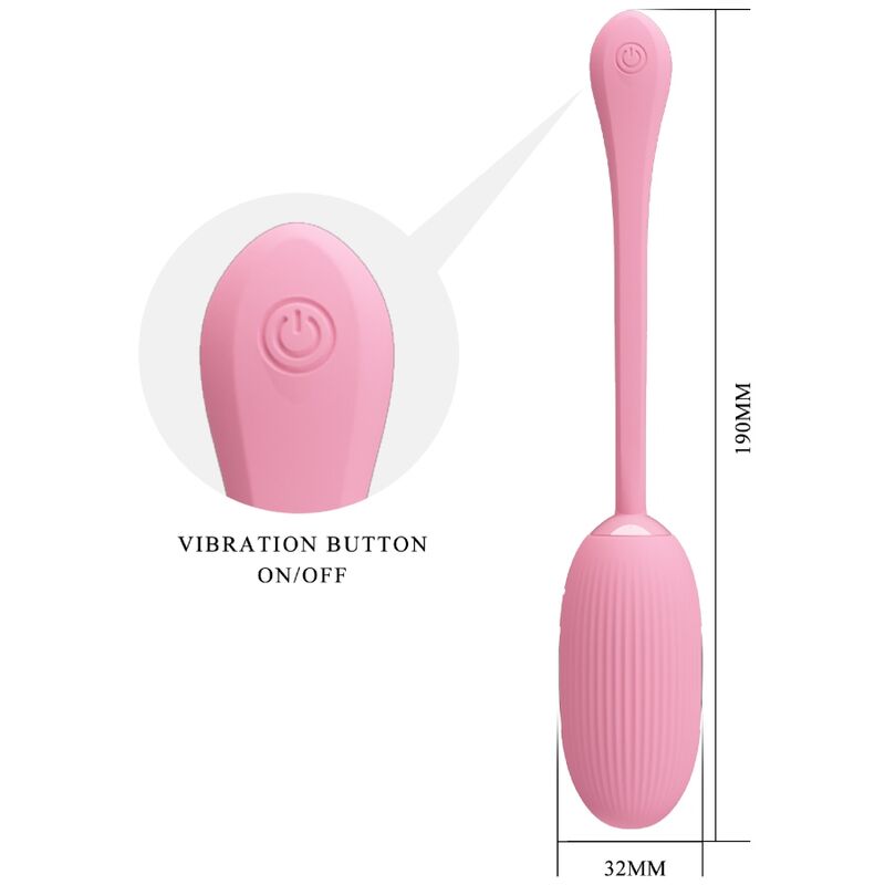 PRETTY LOVE - DOREEN HUEVO VIBRADOR RECARGABLE ROSA PRETTY LOVE SMART