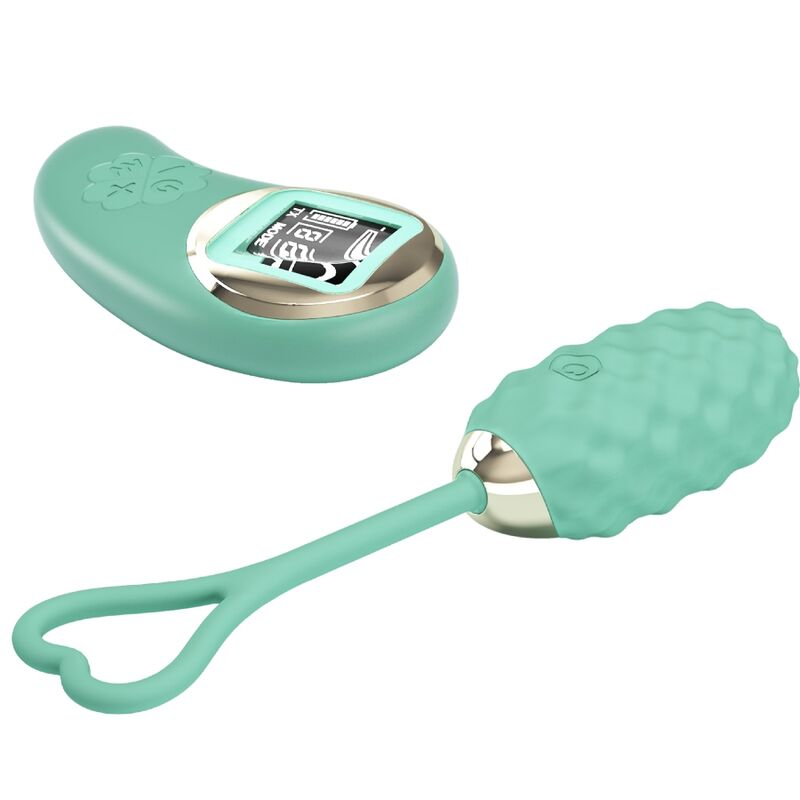 PRETTY LOVE - VIVIAN HUEVO VIBRADOR CONTROL REMOTO VERDE PRETTY LOVE LED