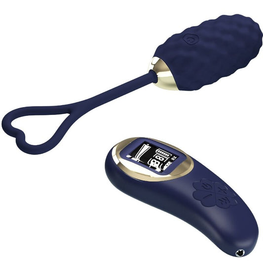 PRETTY LOVE - VIVIAN HUEVO VIBRADOR CONTROL REMOTO AZUL PRETTY LOVE LED