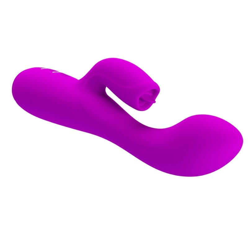 PRETTY LOVE - GLORIA VIBRADOR CONEJO RECARGABLE-IMPERMEABLE MORADO PRETTY LOVE C-TYPE