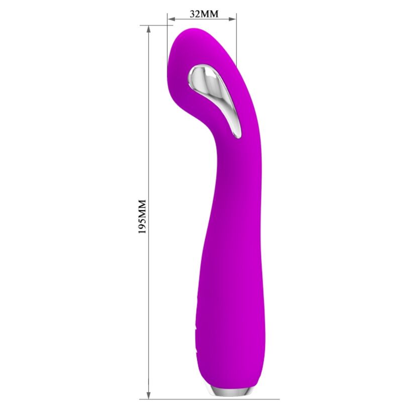PRETTY LOVE - HECTOR VIBRADOR ELECTROSHOCK RECARGABLE & IMPERMEABLE MORADO PRETTY LOVE FLIRTATION