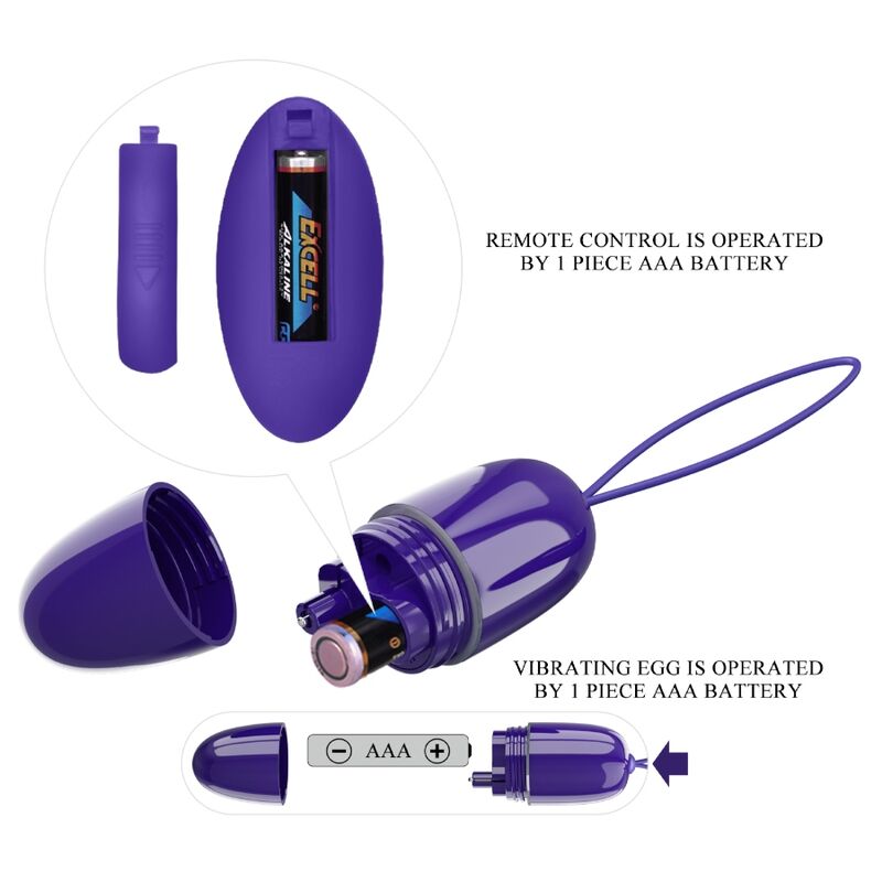 PRETTY LOVE - SELKIE YOUTH MINI HUEVO VIBRADOR CONTROL REMOTO VIOLETA PRETTY LOVE YOUTH