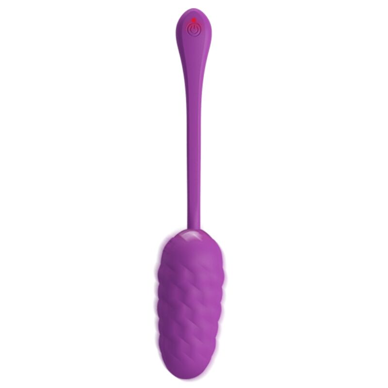 PRETTY LOVE - HUEVO VIBRADOR CON TEXTURA MARINA RECARGABLE MORADO PRETTY LOVE SMART