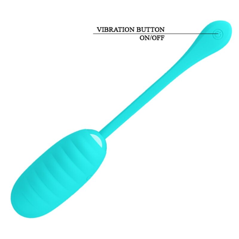 PRETTY LOVE - KIRK HUEVO VIBRADOR RECARGABLE VERDE CLARO PRETTY LOVE SMART